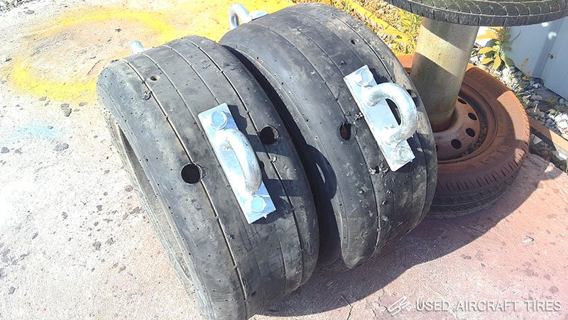 Used Aircraft tire for Boat bumper