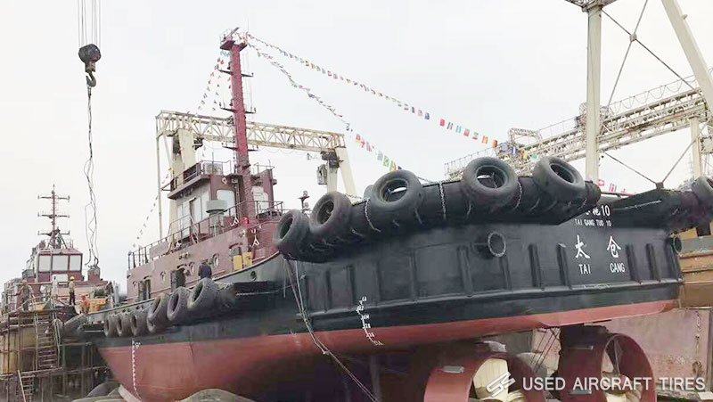 Used Aircraft tire for Boat bumper