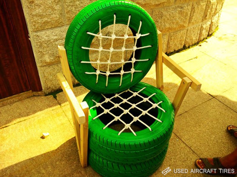Used tire furniture