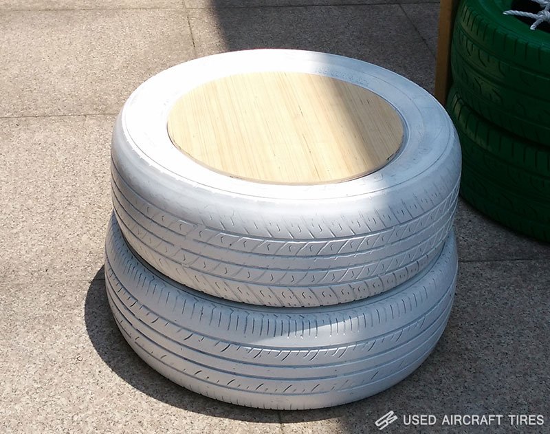 Used tire furniture