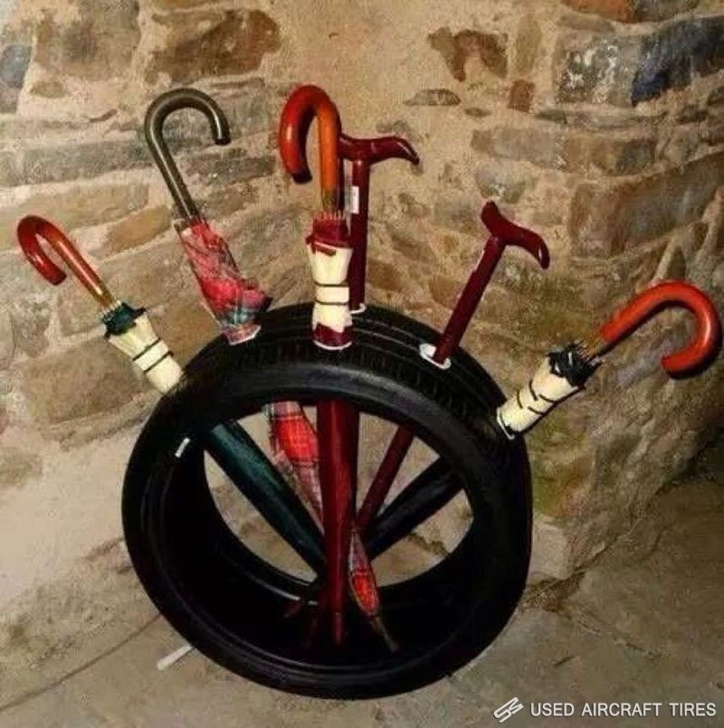 Used tire furniture