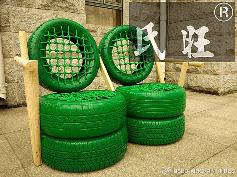 Used tire furniture