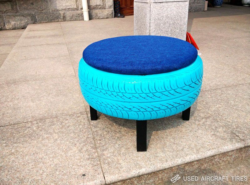 Used tire furniture