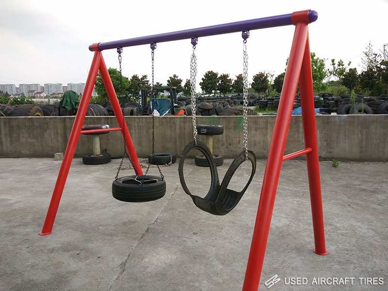 Used tire furniture