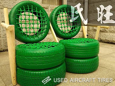 Used tire furniture